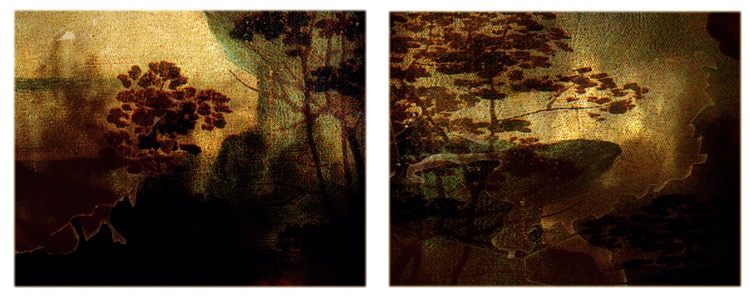 dreaming of a great forest 3 / pigment print / 13.5 x 35.5